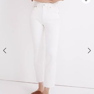Madewell Perfect Vintage Jean in White size 24